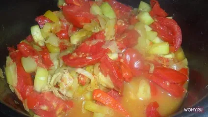 Кабачки тушковані з помідорами в мультиварці (тушковані) Кабачки тушковані з помідорами в мультиварці