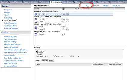 Як додати iscsi адаптер в esxi 5