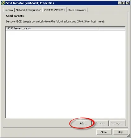 Як додати iscsi адаптер в esxi 5