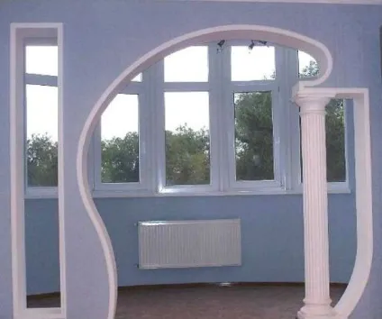 Яким може бути вихід на балкон з кімнати і як його правильно оформити приклади різних арок на