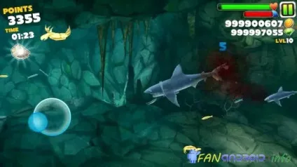 Секрети hungry shark evolution, скачати Хангрі Шах Еволюшн мод