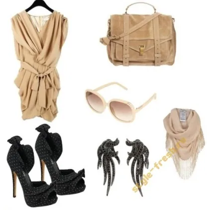 З чим носити туфлі в горошок, style-fresh