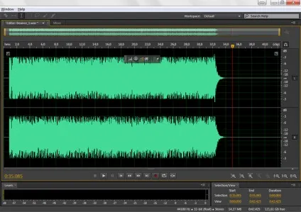 Як якісно обрізати трек в adobe audition
