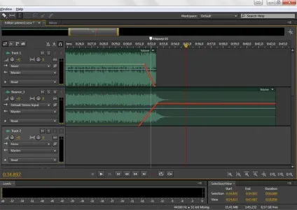 Як якісно обрізати трек в adobe audition