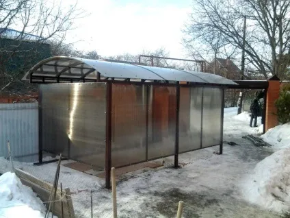 Як виготовити гараж з полікарбонату, sdelai garazh (полікарбонату) Як виготовити гараж з полікарбонату, sdelai garazh
