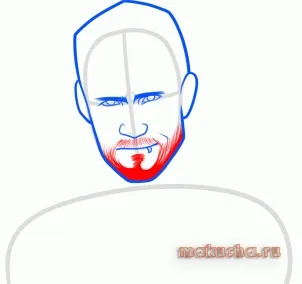 Як намалювати cm punk (рестлер, спорт), як легко і просто малювати олівцем, ручкою або (рестлер) Як намалювати cm punk (рестлер, спорт), як легко і просто малювати олівцем, ручкою або