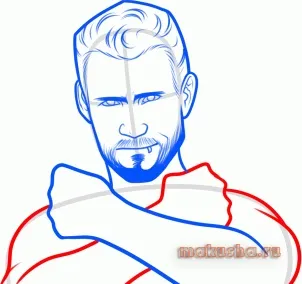 Як намалювати cm punk (рестлер, спорт), як легко і просто малювати олівцем, ручкою або (чоловік) Як намалювати cm punk (рестлер, спорт), як легко і просто малювати олівцем, ручкою або