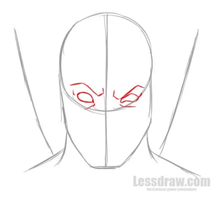Як намалювати Дедпула олівцем, lessdraw