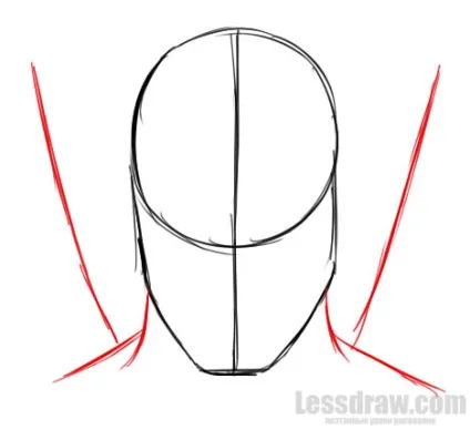Як намалювати Дедпула олівцем, lessdraw
