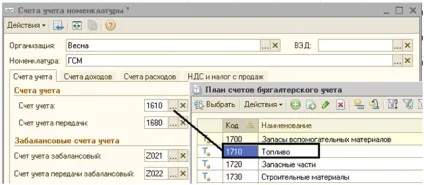 Як налаштувати рахунки обліку номенклатури (бухгалтерський і податковий облік) Як налаштувати рахунки обліку номенклатури