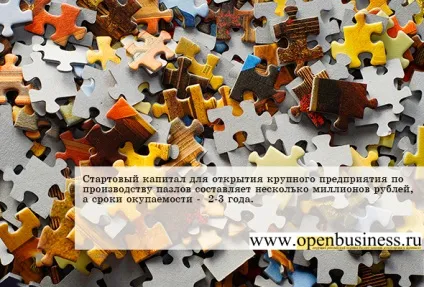 Як відкрити бізнес по виробництву пазлів (виробництва дерев'яних пазлів) Як відкрити бізнес по виробництву пазлів
