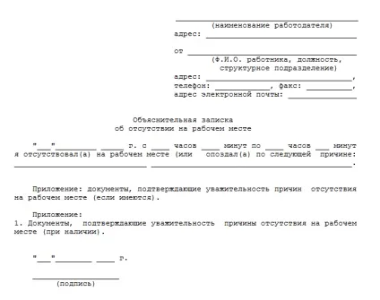 Як правильно написати пояснювальну записку (зразок) (записку) Як правильно написати пояснювальну записку (зразок)