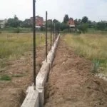 Як зробити фундамент під паркан з профнастилу своїми руками (паркан) Як зробити фундамент під паркан з профнастилу своїми руками
