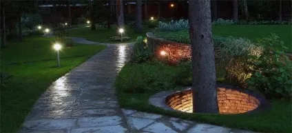 Освітлення дачної ділянки