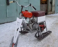 Як зробити снігохід з велосипеда