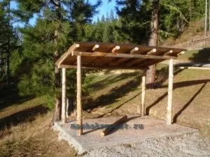 Як зробити навіс для дачі своїми руками схема, креслення (своїми) Як зробити навіс для дачі своїми руками схема, креслення
