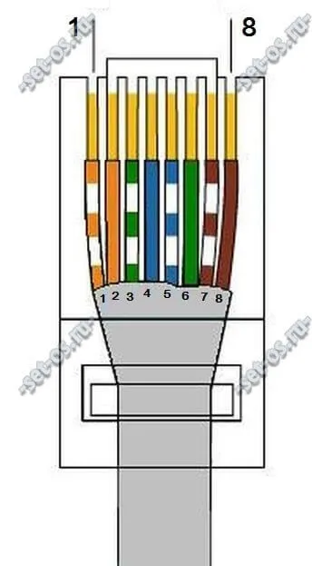 Як зробити патч-корд utp (rj-45) на 4 або 2 пари, як налаштувати (кабель utp) Як зробити патч-корд utp (rj-45) на 4 або 2 пари, як налаштувати