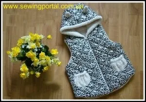 Як зшити хутряний жилет на сітепоне для дитини, sewing portal (як зшити жилет для дитини) Як зшити хутряний жилет на сітепоне для дитини, sewing portal
