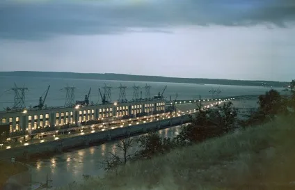 Як будувалася куйбишевська гес