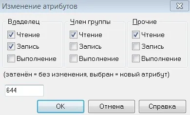 Як встановити права доступу (chmod) на (chmod) Як встановити права доступу (chmod) на
