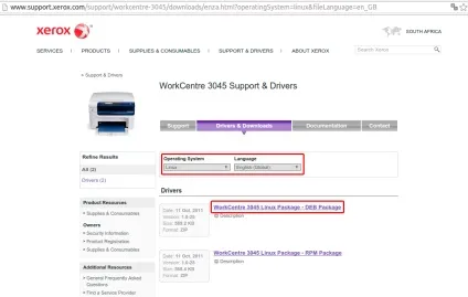 Як встановити драйвер БФП xerox workcentre 3045b в linux (x32) Як встановити драйвер БФП xerox workcentre 3045b в linux