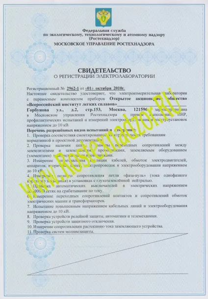 Як дізнатися чи має електролабораторія право робити випробування, електролабораторія (дізнатися) Як дізнатися чи має електролабораторія право робити випробування, електролабораторія