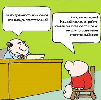 Як в кандидатах виявити відповідальність (того іншого припущення) Як в кандидатах виявити відповідальність