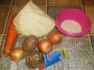 Капуста, тушкована з картоплею і рисом рецепт з фото крок за кроком (капуста) Капуста, тушкована з картоплею і рисом рецепт з фото крок за кроком