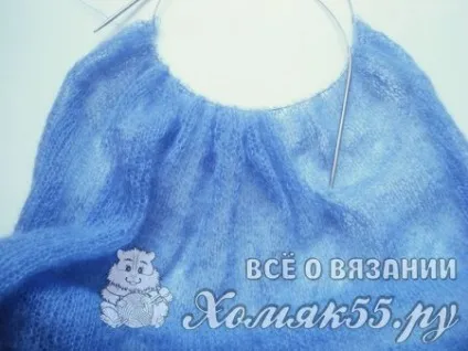 Кардиган з мохеру спицями з описом (кардиган) Кардиган з мохеру спицями з описом