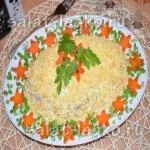Картопляний салат з квасолею (солоні огірки) Картопляний салат з квасолею