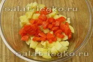 Картопляний салат з квасолею (квасолею) Картопляний салат з квасолею