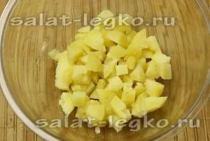 Картопляний салат з квасолею (картопляний салат квасолею) Картопляний салат з квасолею