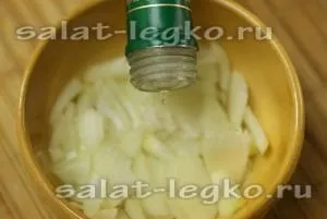 Картопляний салат з квасолею (салат) Картопляний салат з квасолею