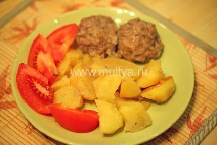 Картопля з тюфтельками в мультиварці (мультиварці) Картопля з тюфтельками в мультиварці