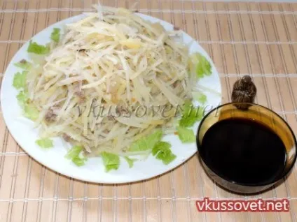 Картопля по - корейськи, покроковий рецепт з фото (картопля корейськи великий) Картопля по - корейськи, покроковий рецепт з фото