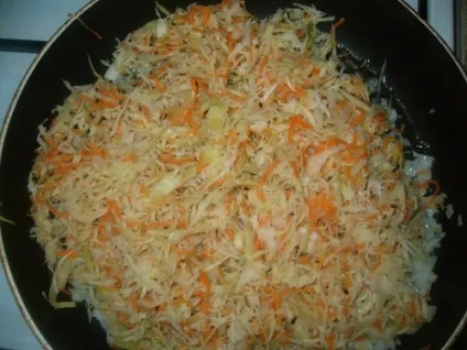 Картопля, смажена з квашеною капустою (квашеної) Картопля, смажена з квашеною капустою