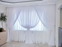 Штори своїми руками з вуалі, викрійки і зразки розкрою (вуалі) Штори своїми руками з вуалі, викрійки і зразки розкрою
