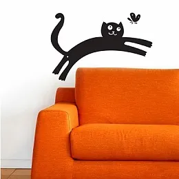 Котоманія - - прикольні наклейки котів для оформлення стін і холодильників від студії (наклейки) Котоманія - - прикольні наклейки котів для оформлення стін і холодильників від студії
