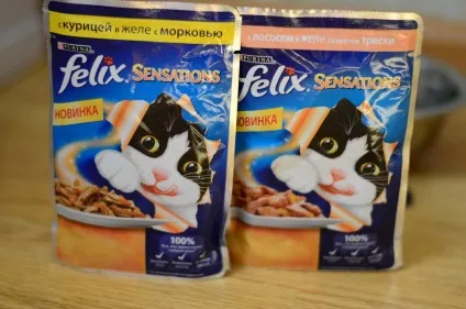 Котячий корм феликс