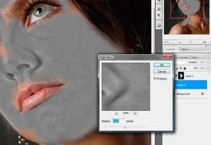 Корекція (ретуш) шкіри за допомогою photoshop (продублюйте шар Background) Корекція (ретуш) шкіри за допомогою photoshop