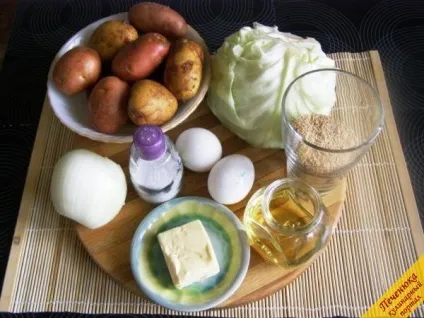 Котлети картопляні з капустою (покроковий рецепт з фото) (рецепт) Котлети картопляні з капустою (покроковий рецепт з фото)