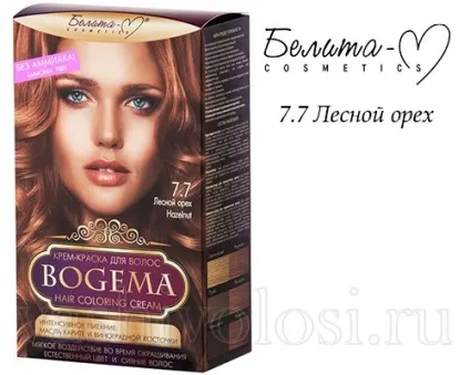 Фарба для волосся богема Беліта, палітра, фарби, ваше волосся