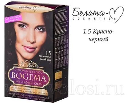 Фарба для волосся богема Беліта, палітра, фарби, ваше волосся
