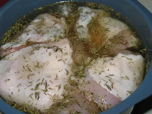 Курка в пиві з рисом