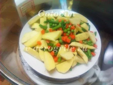 Курячі стегенця в аерогрилі рецепт з картоплею (стегенця) Курячі стегенця в аерогрилі рецепт з картоплею