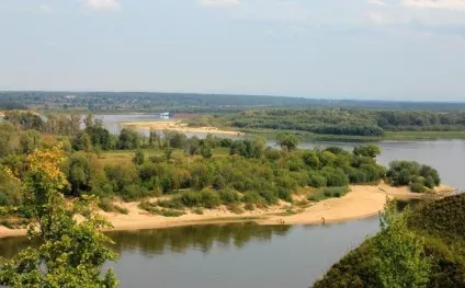 Куди впадає річка ока
