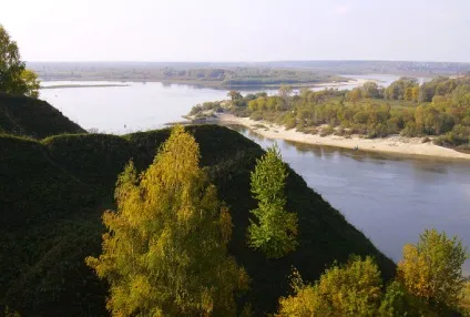 Куди впадає ока - глибина річки ока - школи (березі самого впадання Волгу) Куди впадає ока - глибина річки ока - школи