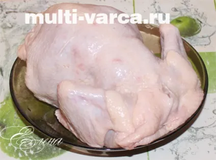 Курка в мультиварці цілком