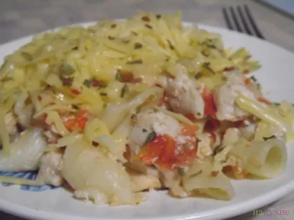 Курка з макаронами на сковороді (сковороді) Курка з макаронами на сковороді