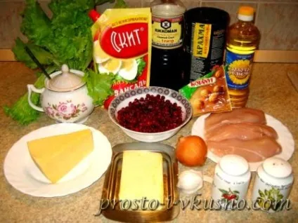 Куряче філе з брусничним соусом (куряче) Куряче філе з брусничним соусом